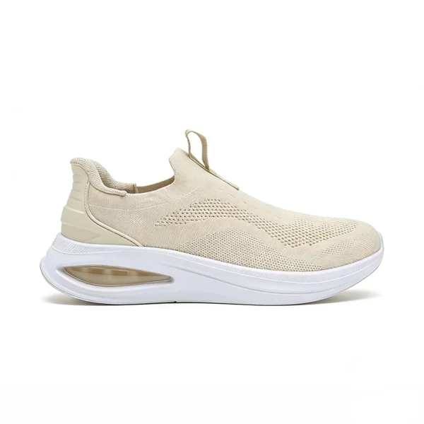 beige-running-shoes-rn2610 RN2610 Slip-On Running Shoes with Mesh Upper and Shock-Absorbing Sole for Men and Women