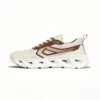 beige-training-shoes-tg2607 TG2607 Flexible Flat Sole Training Shoes with Textile Upper for Men and Women