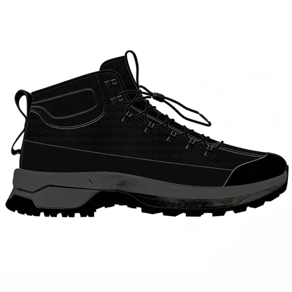 HO2601 Mid-Cut Hiking Shoes with Reinforced Toe and Lug Sole for Men and Women