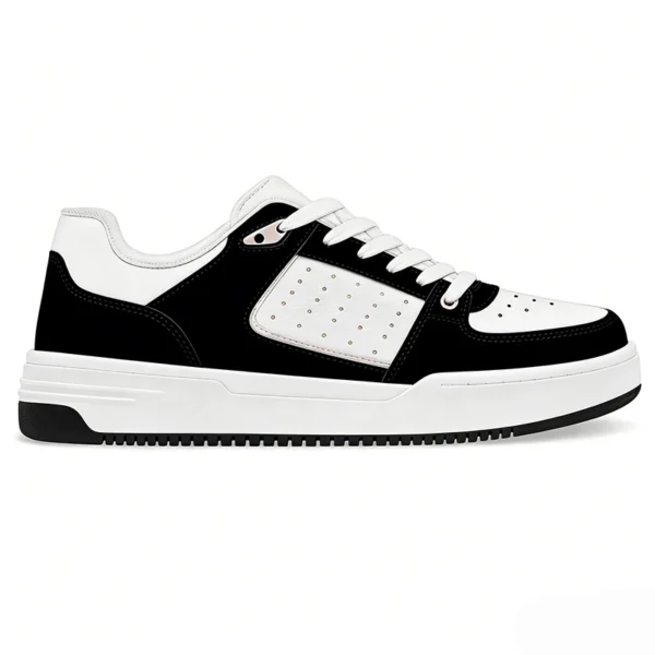 black-casual-sneakers-cs2603 CS2603 Casual Sneakers Chunky Sole Low-Top Lifestyle Shoes for Men and Women