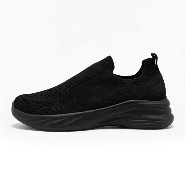 CS2605 Slip-On Casual Sneakers Lightweight Knitted Walking Shoes for Men and Women