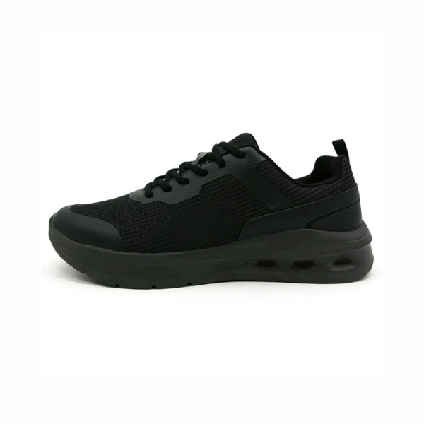 black-casual-sneakers-cs2609 CS2609 Casual Sneakers Breathable Mesh Walking Shoes with Cushioned EVA Sole