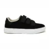 black-casual-sneakers-cs2611 CS2611 Casual Sneakers Low-Top Hook-and-Loop Lifestyle Shoes for Men and Women