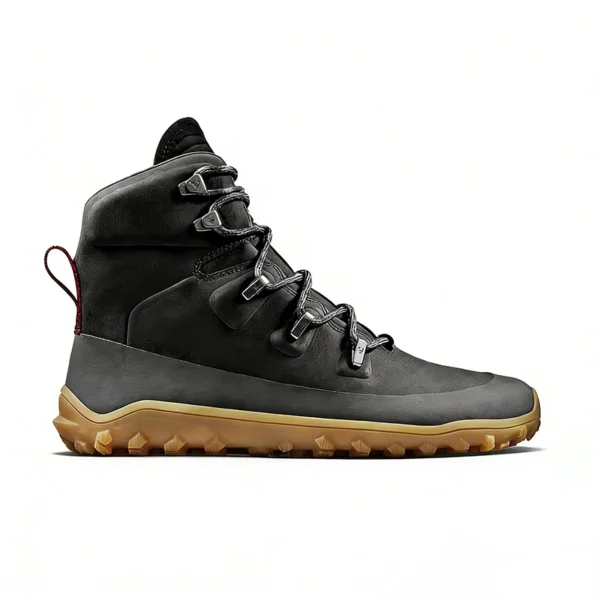 black-gum-sole-barefoot-hiking-boots-bf2603 BF2603 Barefoot Hiking Boots Lightweight Wide Toe Box Outdoor Boots