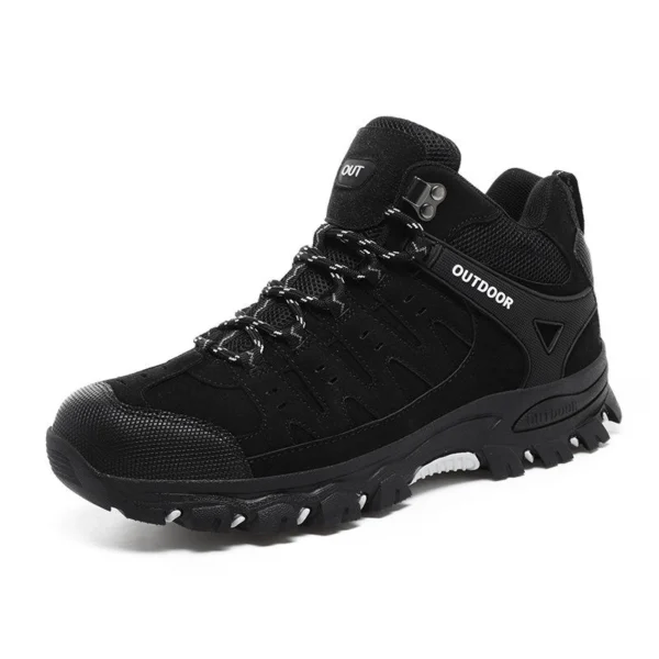 HO2604 Outdoor Hiking Shoes with Suede-Look Upper and Lateral Support for Men and Women