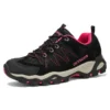 HO2605 Knit Upper Hiking Shoes with Ankle Support and Traction Sole for Men and Women