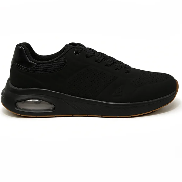 black-running-shoes-rn2603 RN2603 Mesh Running Shoes with Cushioned Foam Midsole for Men and Women
