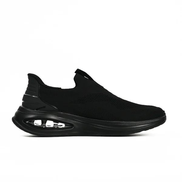black-running-shoes-rn2610 RN2610 Slip-On Running Shoes with Mesh Upper and Shock-Absorbing Sole for Men and Women