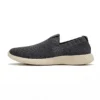 black-white-casual-sneakers-cs2607 CS2607 Slip-On Casual Sneakers Breathable Mesh Walking Shoes for Men and Women