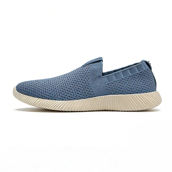 blue-casual-sneakers-cs2607 CS2607 Slip-On Casual Sneakers Breathable Mesh Walking Shoes for Men and Women