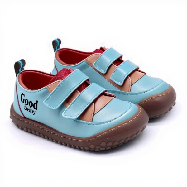 KS2605 Kids Walking Shoes with Hook-and-Loop Strap and Non-Slip Sole for Kids