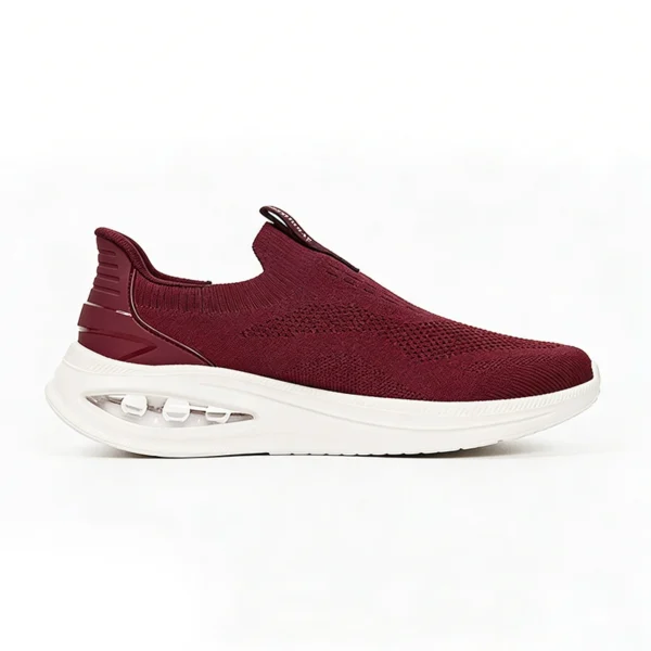 burgundy-running-shoes-rn2610 RN2610 Slip-On Running Shoes with Mesh Upper and Shock-Absorbing Sole for Men and Women