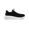 cushioned-black-and-white-running-shoes-supplier RN2610 Slip-On Running Shoes with Mesh Upper and Shock-Absorbing Sole for Men and Women