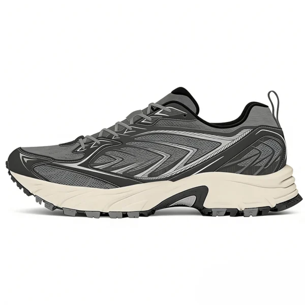 dark-grey-running-shoes-rn2607 RN2607 Running Shoes with Breathable Upper and Foam Midsole for Men and Women