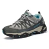 HO2605 Knit Upper Hiking Shoes with Ankle Support and Traction Sole for Men and Women