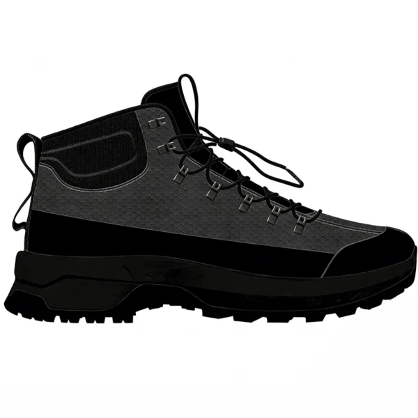 HO2601 Mid-Cut Hiking Shoes with Reinforced Toe and Lug Sole for Men and Women