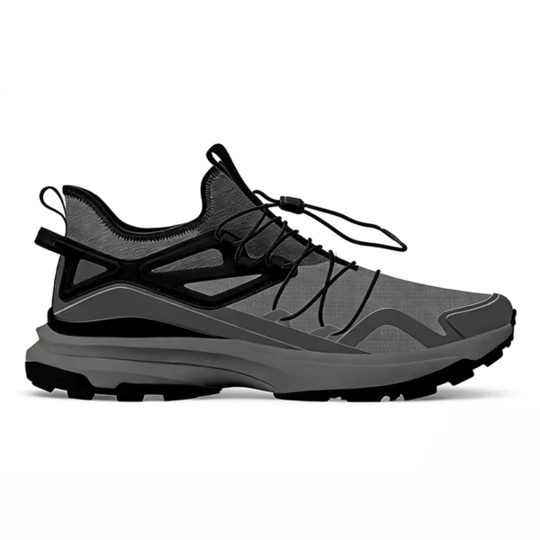 HO2603 Mid-Cut Hiking Shoes with Quick-Lace Closure and Protective Toe for Men and Women