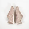 CS2612 Women’s Casual Sneakers Low-Top Quilted Fashion Shoes with Ribbon Laces