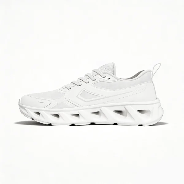 flexible-white-training-shoes-manufacturer TG2607 Flexible Flat Sole Training Shoes with Textile Upper for Men and Women