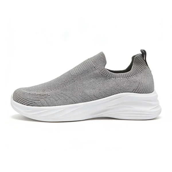 CS2605 Slip-On Casual Sneakers Lightweight Knitted Walking Shoes for Men and Women