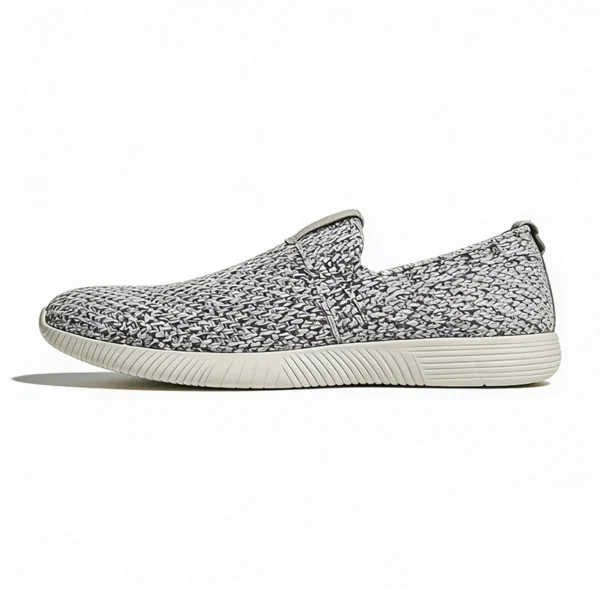 grey-casual-sneakers-cs2607 CS2607 Slip-On Casual Sneakers Breathable Mesh Walking Shoes for Men and Women