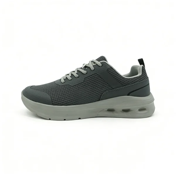 grey-casual-sneakers-cs2609 CS2609 Casual Sneakers Breathable Mesh Walking Shoes with Cushioned EVA Sole