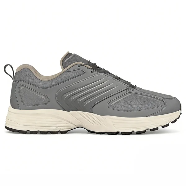 grey-running-shoes-rn2605 RN2605 Running Shoes with Shock-Absorbing Sole and Textile Upper for Men and Women