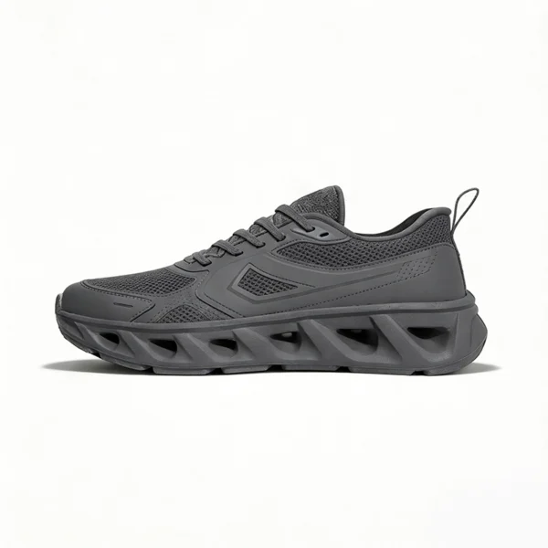 grey-training-shoes-tg2607 TG2607 Flexible Flat Sole Training Shoes with Textile Upper for Men and Women