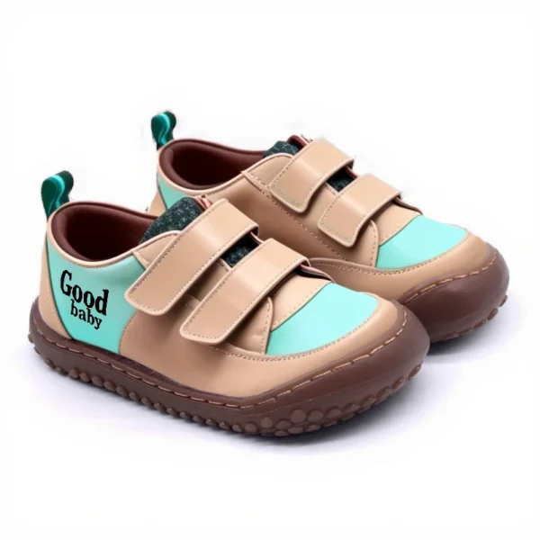 KS2605 Kids Walking Shoes with Hook-and-Loop Strap and Non-Slip Sole for Kids