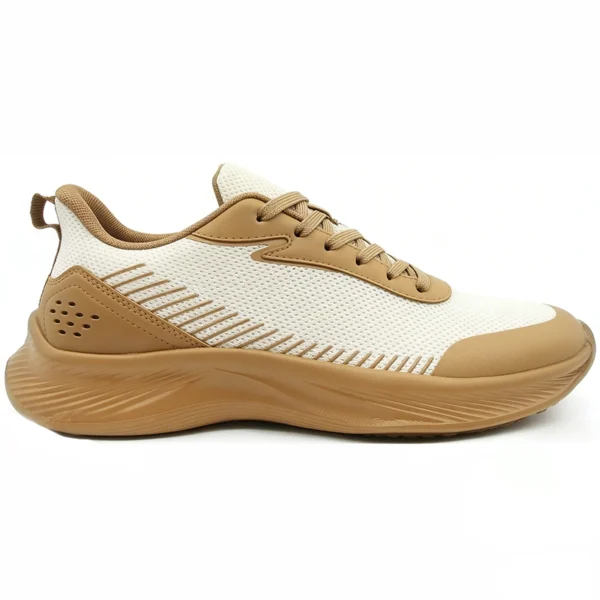 khaki-training-shoes-tg2615 TG2615 Stable Training Shoes with Mesh Upper and Foam Midsole for Men and Women