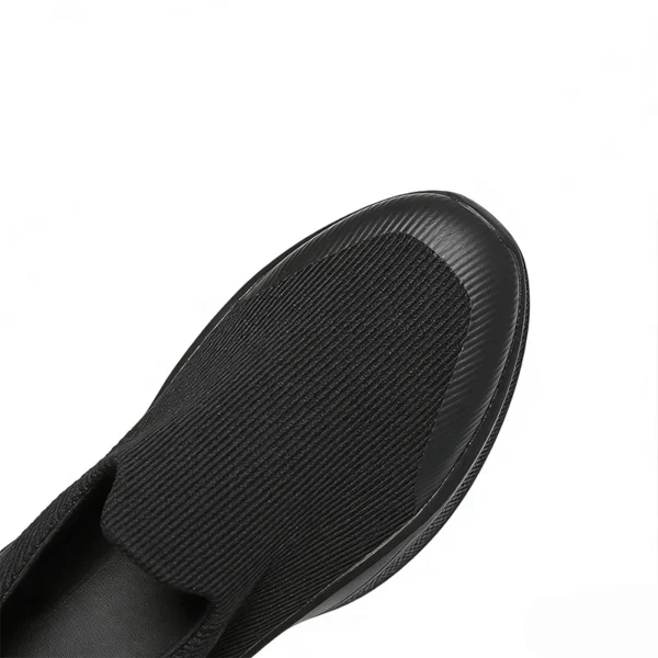 CS2616 Slip-On Knit Casual Sneakers with Sculpted Comfort Sole for Men and Women