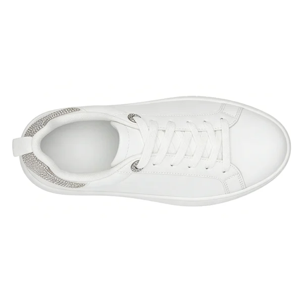 CS2604 Women’s Casual Sneakers Platform Lifestyle Shoes with Rhinestone Heel Detail
