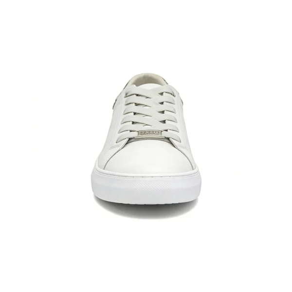 CS2608 Women’s Casual Sneakers Low-Top Fashion Shoes with Animal-Print Heel Detail