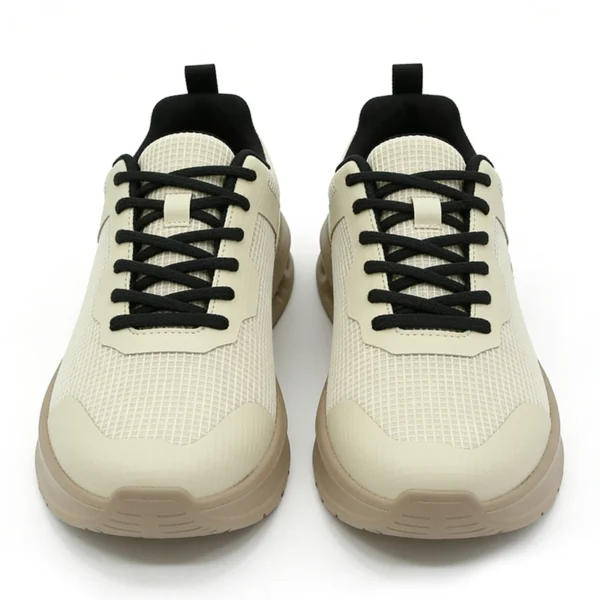 lace-up-design-casual-sneakers-cs2609 CS2609 Casual Sneakers Breathable Mesh Walking Shoes with Cushioned EVA Sole