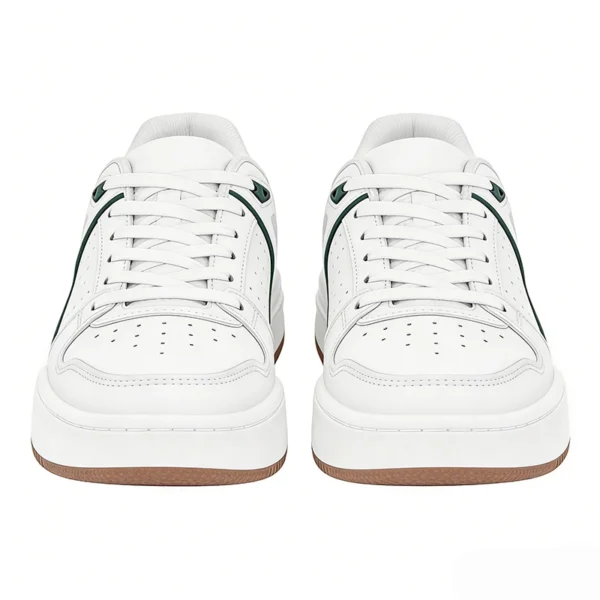 leather-upper-casual-sneakers-cs2603 CS2603 Casual Sneakers Chunky Sole Low-Top Lifestyle Shoes for Men and Women