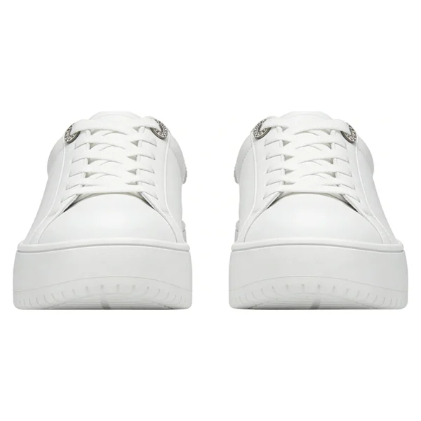 CS2604 Women’s Casual Sneakers Platform Lifestyle Shoes with Rhinestone Heel Detail