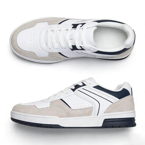CS2606 Casual Sneakers Low-Top Retro Lifestyle Shoes with EVA Sole