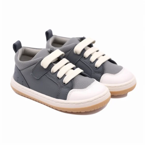 KS2603 Kids Easy-On Sneakers with Elastic Lace and Reinforced Heel for Kids