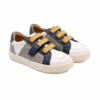 KS2604 Kids Casual Sneakers with Hook-and-Loop Strap and Rounded Toe for Kids