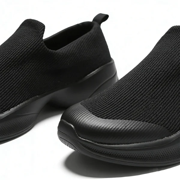 CS2616 Slip-On Knit Casual Sneakers with Sculpted Comfort Sole for Men and Women