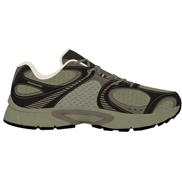 RN2602 Knit Running Shoes with Foam Midsole and Heel Support for Men and Women