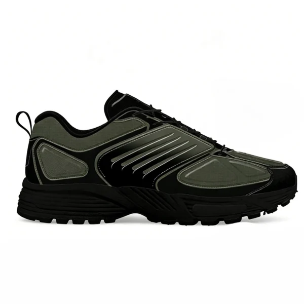 olive-running-shoes-rn2605 RN2605 Running Shoes with Shock-Absorbing Sole and Textile Upper for Men and Women