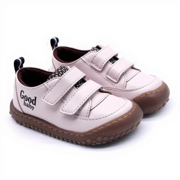 KS2605 Kids Walking Shoes with Hook-and-Loop Strap and Non-Slip Sole for Kids