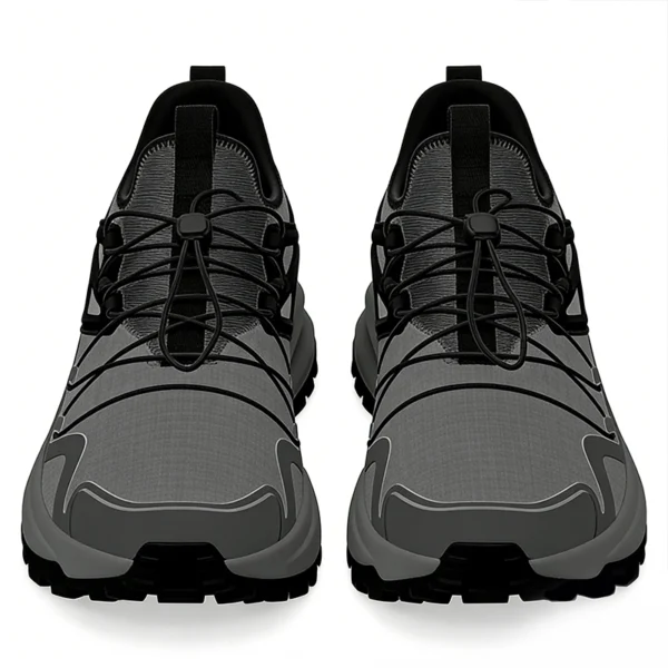 HO2603 Mid-Cut Hiking Shoes with Quick-Lace Closure and Protective Toe for Men and Women