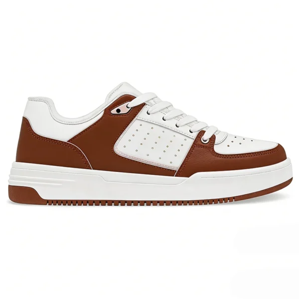 red-casual-sneakers-cs2603 CS2603 Casual Sneakers Chunky Sole Low-Top Lifestyle Shoes for Men and Women