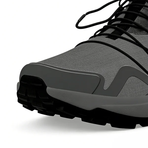 HO2603 Mid-Cut Hiking Shoes with Quick-Lace Closure and Protective Toe for Men and Women