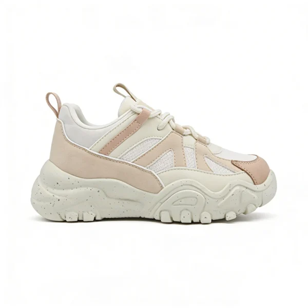 CS2610 Chunky Casual Sneakers Lightweight Retro Walking Shoes for Women