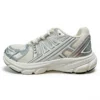 CS2613 Retro Mesh Casual Sneakers with Shiny Overlay Panels for Men and Women