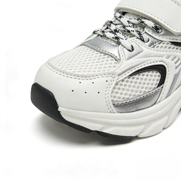 KS2602 Kids Mesh Shoes with Hook-and-Loop Strap and Easy-On Design for Kids