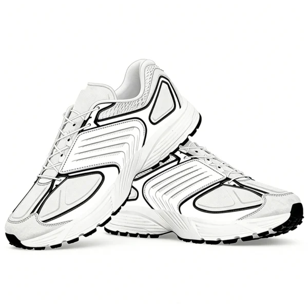 RN2608 Running Shoes with Shock-Absorbing Sole and Reinforced Heel for Men and Women